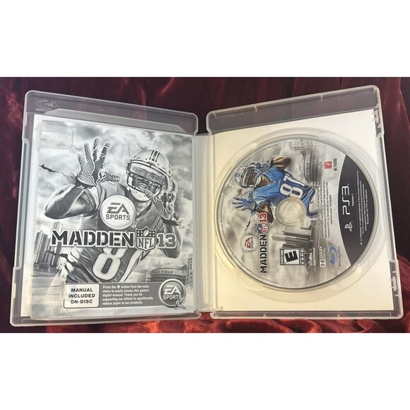 Madden NFL 13 PS3 Complete (Sony PlayStation 3, 2012) Fast Shipping Football - Picture 3 of 3